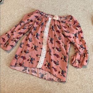 Flowy, off the shoulder blouse